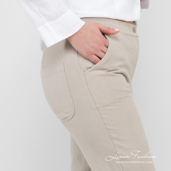 NOJA Pantaloni beige - immagine 3
