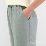 VERONA Pantaloni verde grigio