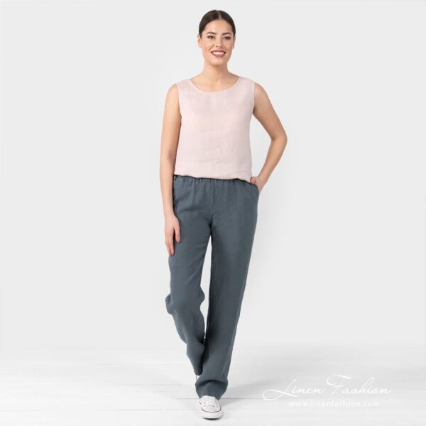 VERONA Pantaloni grigio bluastro - immagine 2