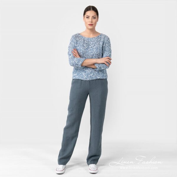 VERONA Pantaloni grigio bluastro - immagine 3