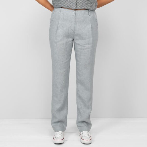CALDI Pantaloni grigio chiaro