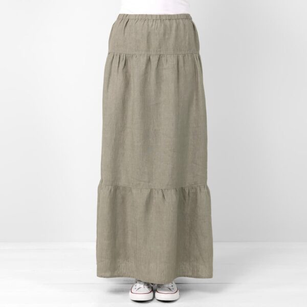 NELY Gonna grigio verde