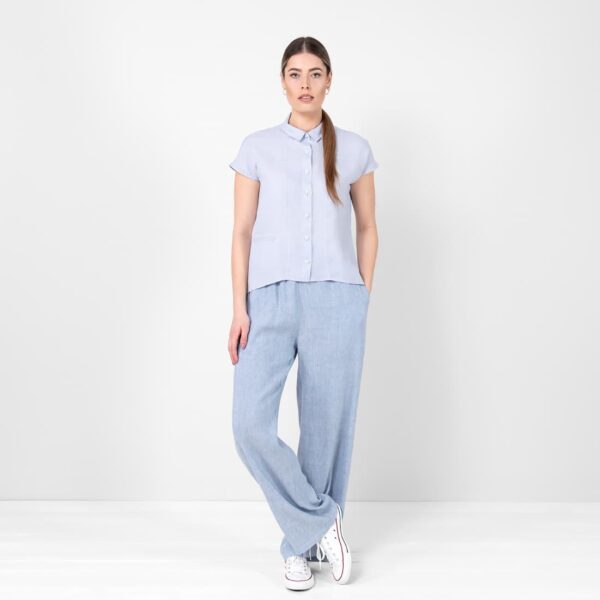 KRISTI Camicia grigio-bluastra - immagine 2