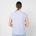 KRISTI Camicia grigio-bluastra