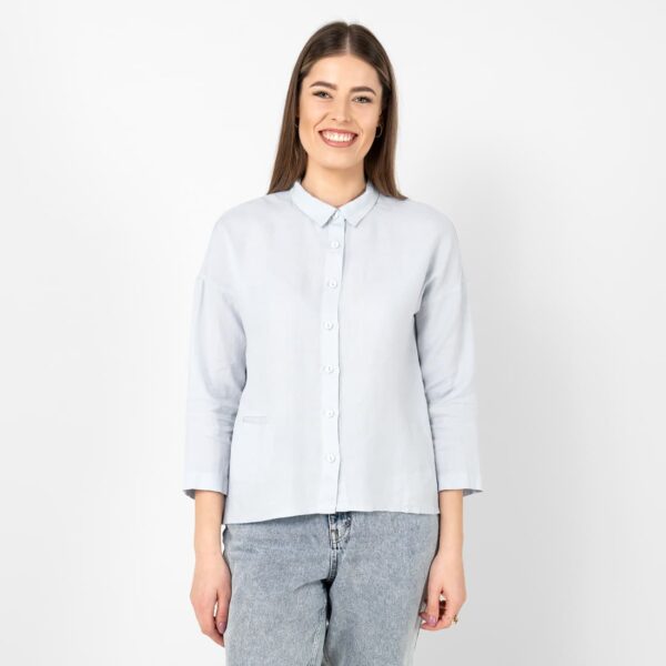 BIANCA Camicia grigio bluastro