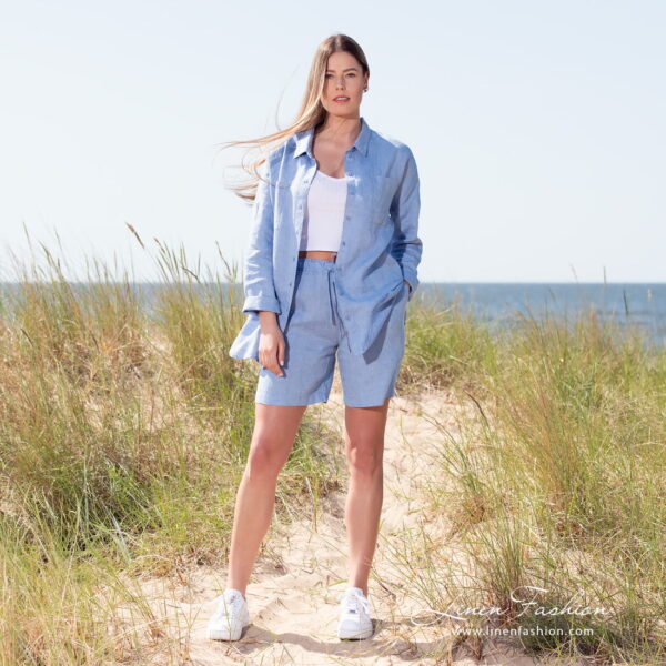 DOLFI Camicia blu - immagine 3