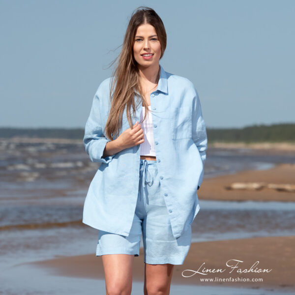DOLFI Camicia celeste