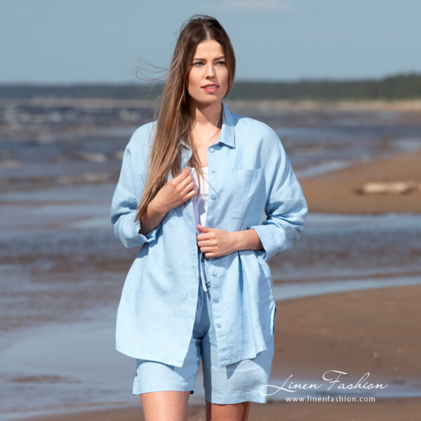 DOLFI Camicia celeste - immagine 4