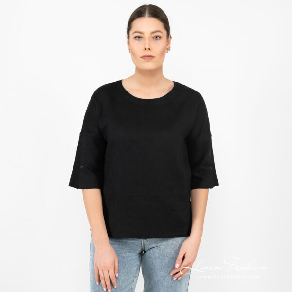 DAPHNE Camicetta nera - immagine 3