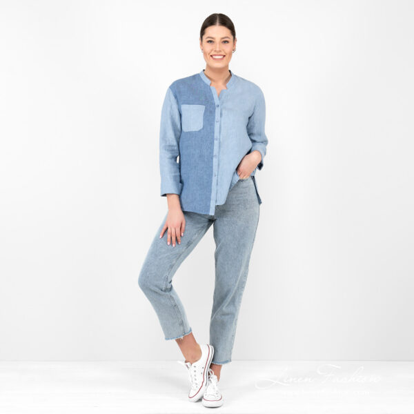 UMBER Camicia blu - immagine 2