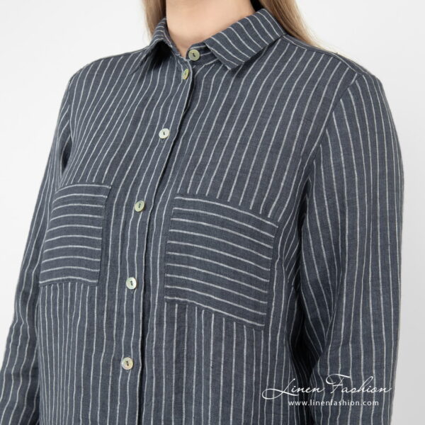 SAFARI Camicia a righe blu - immagine 4