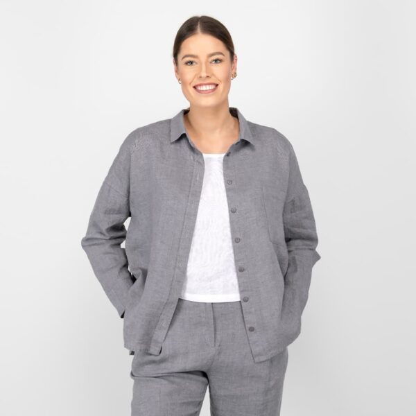 ODILE Camicia grigio scuro
