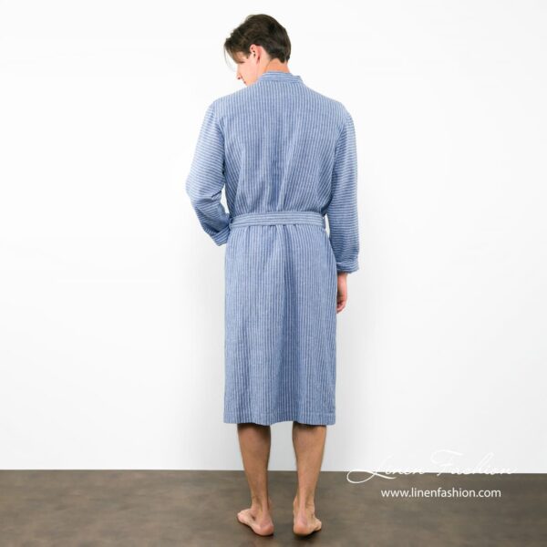 LIN ARAS Accappatoio blu - immagine 6