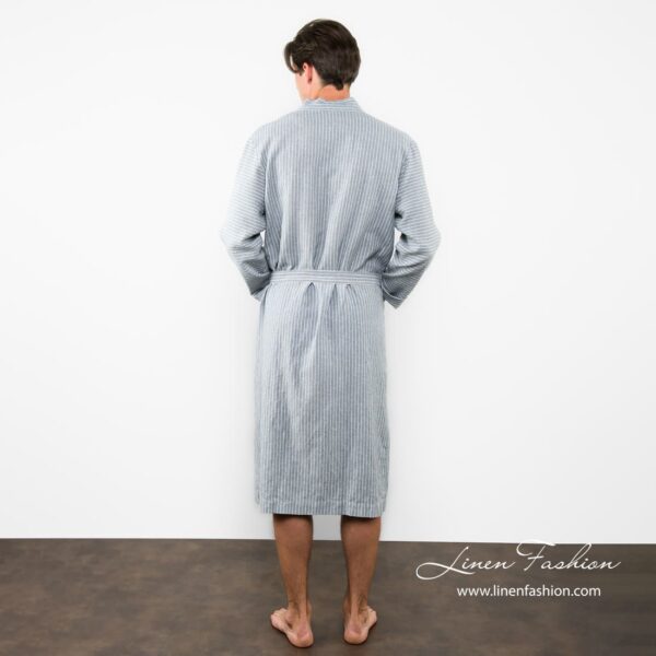 LIN ARAS Accappatoio grigio - immagine 7