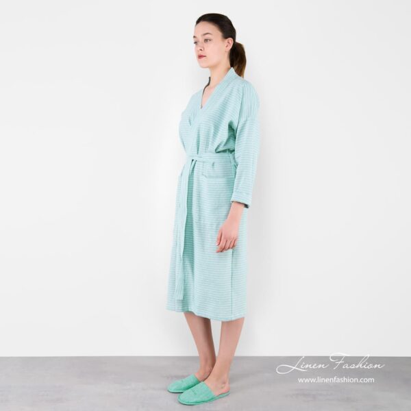 MARY Accappatoio verde chiaro - immagine 5