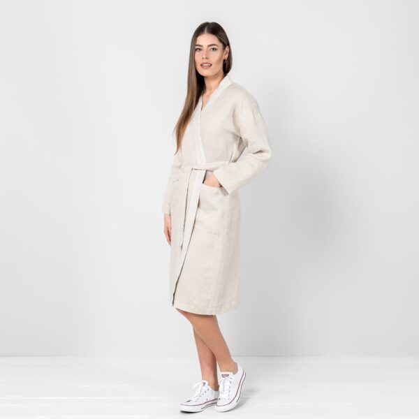 SYDNEY Accappatoio beige - immagine 3