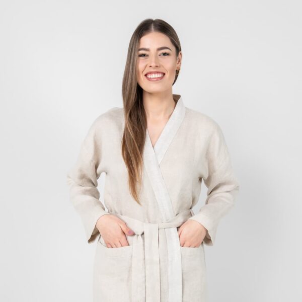 SYDNEY Accappatoio beige - immagine 2