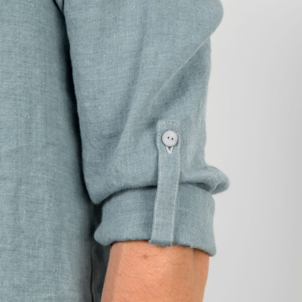 MARTIN Camicia blu acqua - immagine 4
