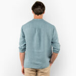 MARTIN Camicia blu acqua