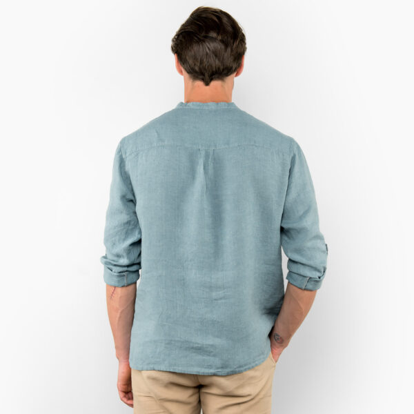 MARTIN Camicia blu acqua - immagine 5