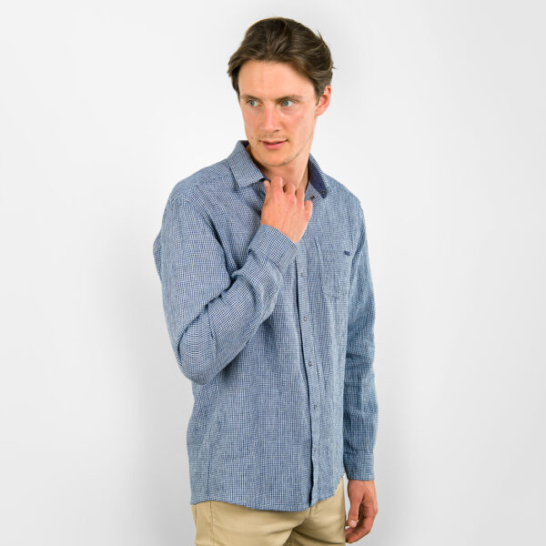 LONGO Camicia blu