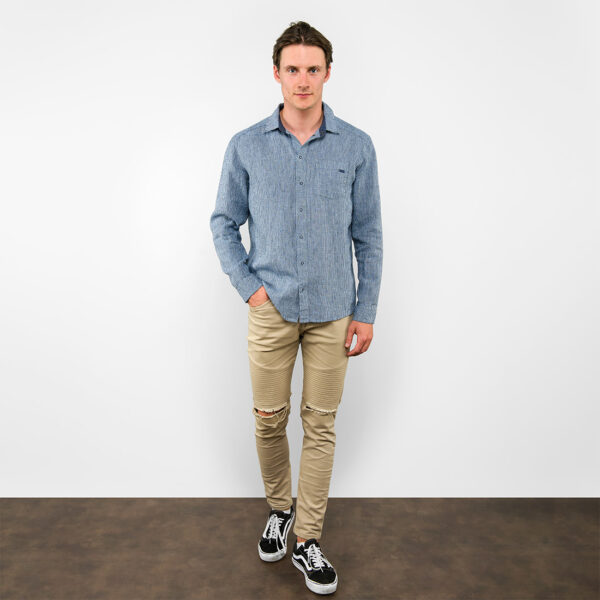 LONGO Camicia blu - immagine 2