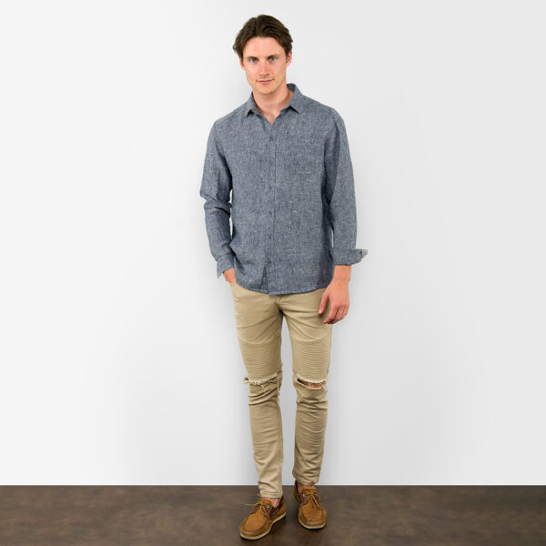 LONGO Camicia blu scuro - immagine 2