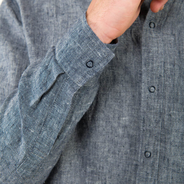 LONGO Camicia blu scuro - immagine 4