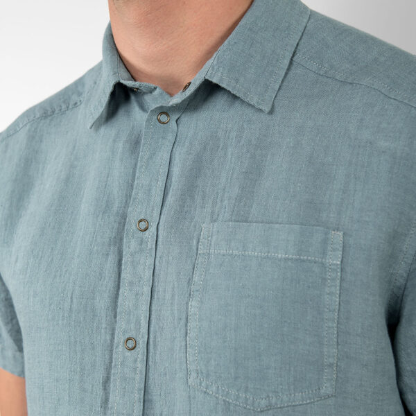 HARVY Camicia blu acqua - immagine 3