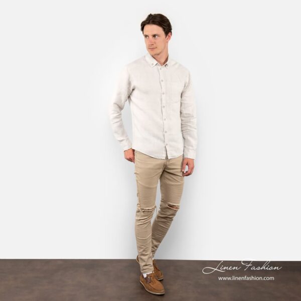 SIR Camicia beige - immagine 2
