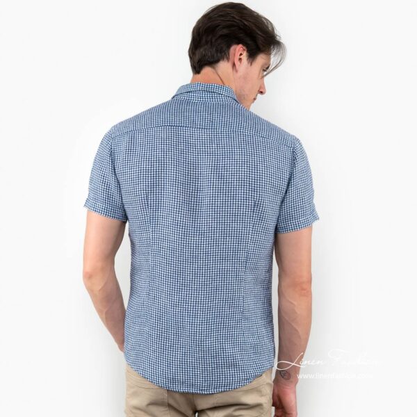 CORTO Camicia a quadri blu - immagine 4
