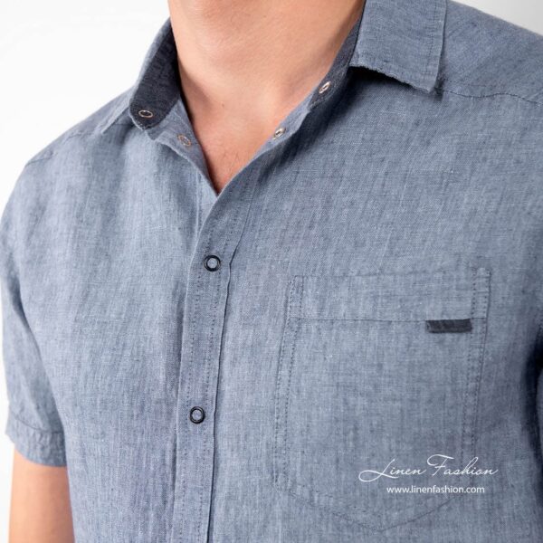 CORTO Camicia blu - immagine 3