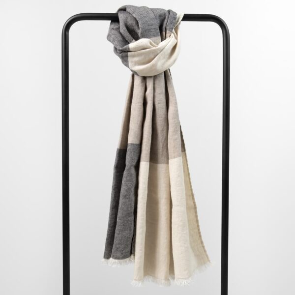 TORBY Sciarpa beige nero