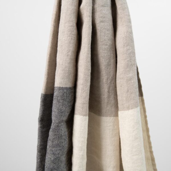TORBY Sciarpa beige nero - immagine 4