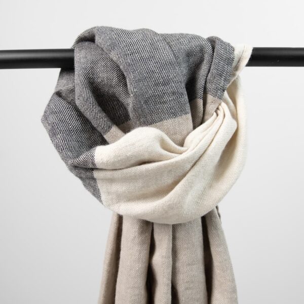 TORBY Sciarpa beige nero - immagine 3