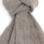 FINO Sciarpa grigio naturale