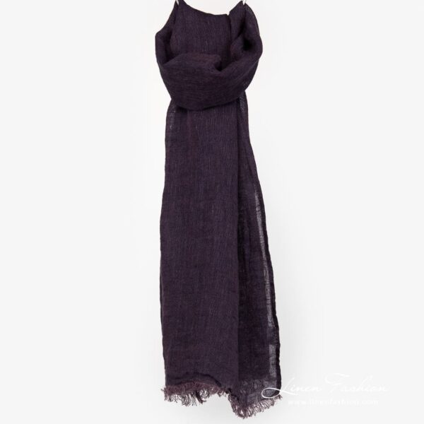 HALE Sciarpa viola melange - immagine 2