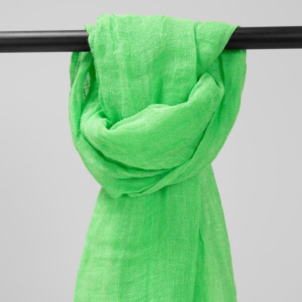 FINO Sciarpa verde brillante - immagine 2