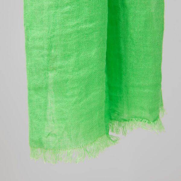 FINO Sciarpa verde brillante - immagine 3