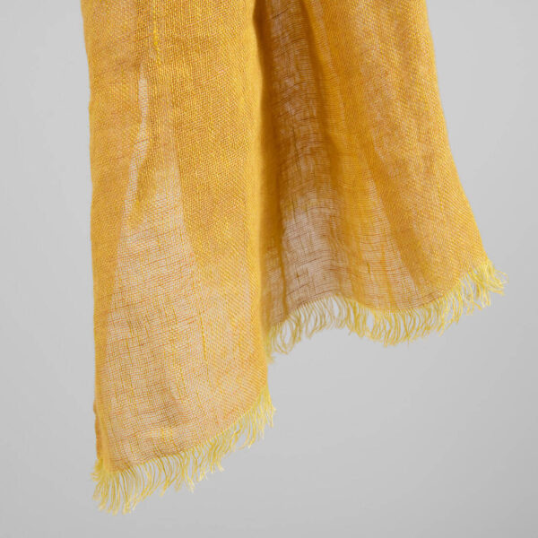 FINO Sciarpa giallo marrone - immagine 3