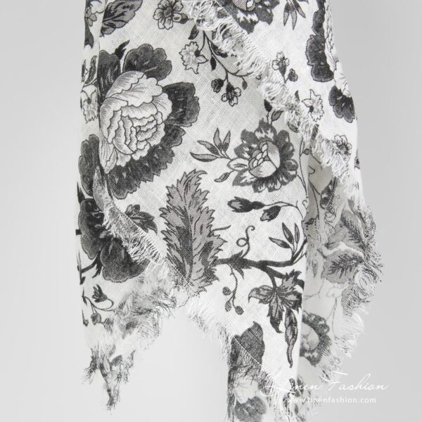 GARDENIA Stola nera - immagine 3