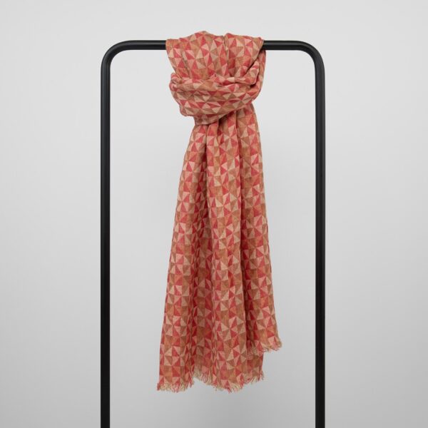 MOLI Sciarpa marrone-rosso