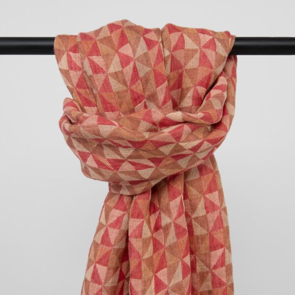 MOLI Sciarpa marrone-rosso - immagine 2