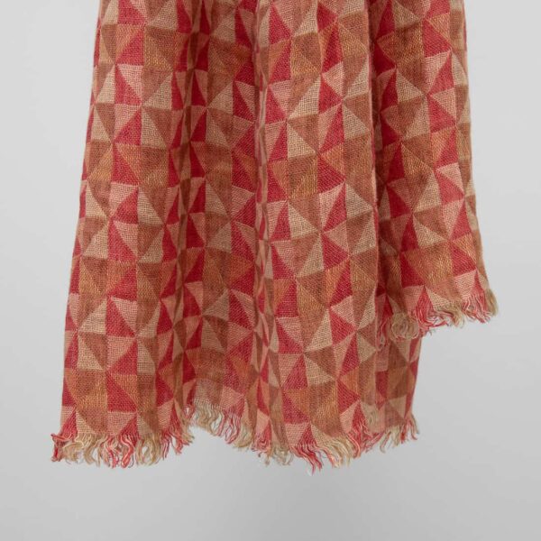 MOLI Sciarpa marrone-rosso - immagine 3