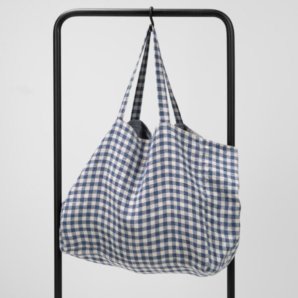 SANTIAGO Borsa a quadri blu