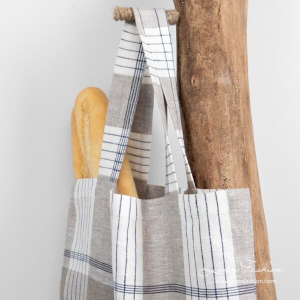 MANDI Borsa tote blu - immagine 3