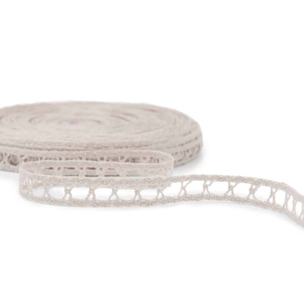 Merletto di lino beige No. 63