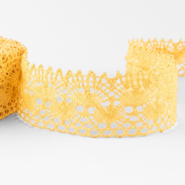Merletto di lino giallo No. 76 - immagine 2
