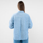 ODILE WEST Camicia a righe blu