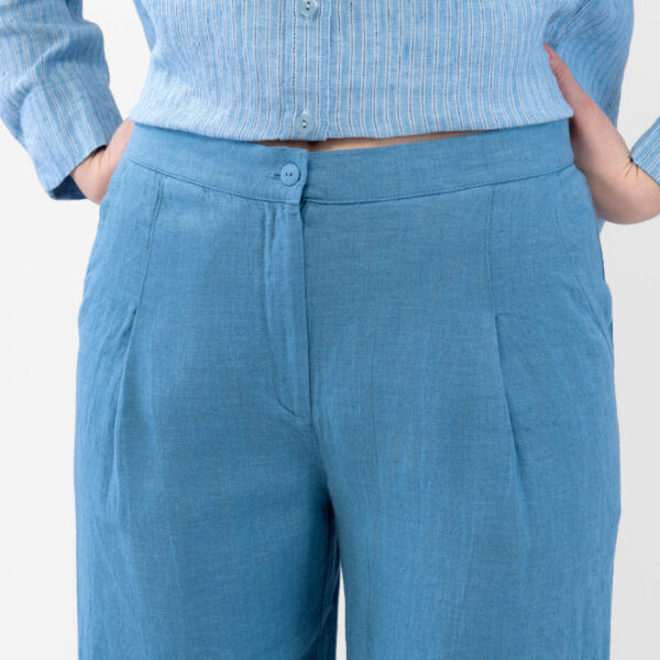 DORIS Pantaloni blu - immagine 3